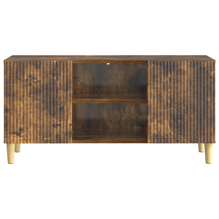TV-skab 102 x 34,5 x 50 cm Røget eg Konstrueret træ