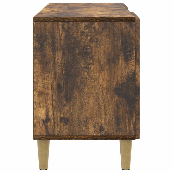 TV-skab 102 x 34,5 x 50 cm Røget eg Konstrueret træ