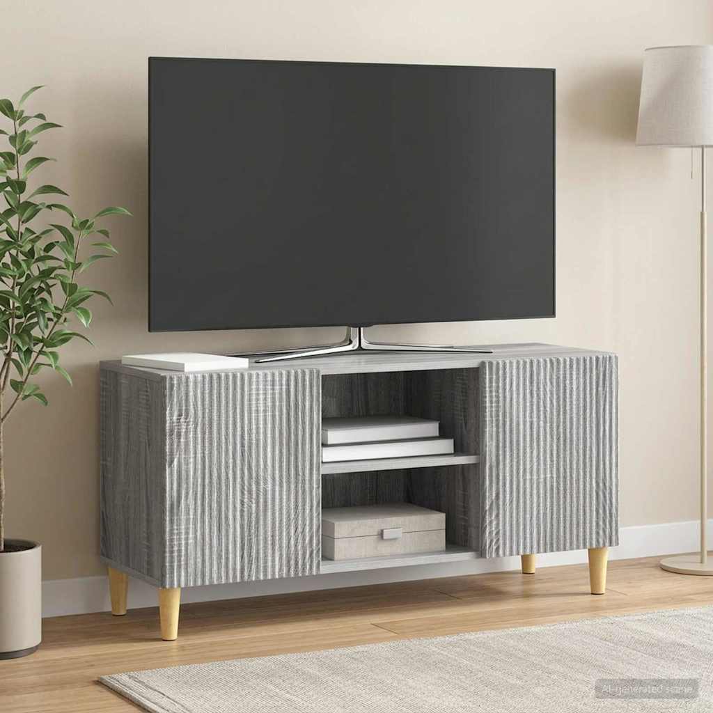 TV-skab Grå sonoma-eg 102 x 34,5 x 50 cm Konstrueret træ
