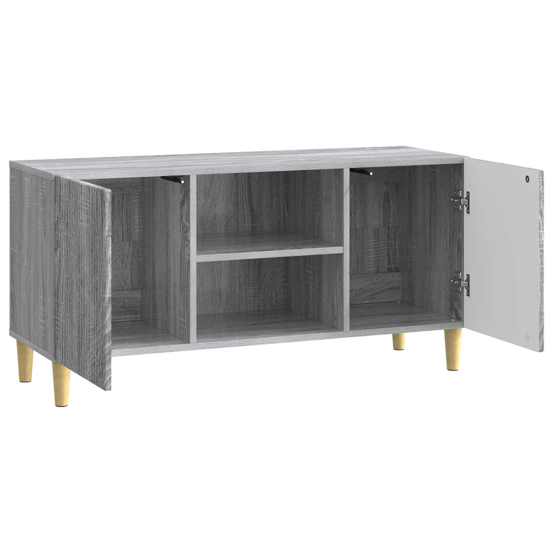 TV-skab Grå sonoma-eg 102 x 34,5 x 50 cm Konstrueret træ