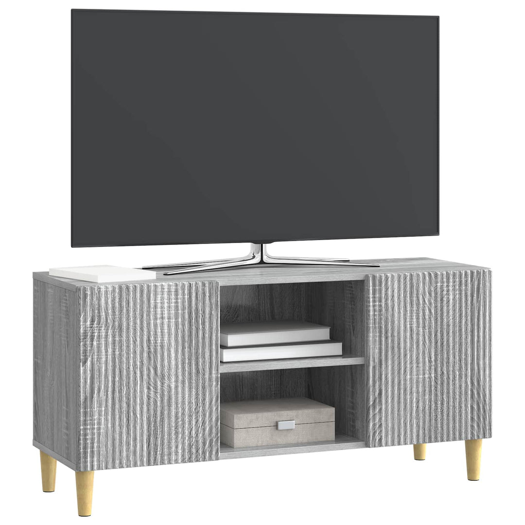 TV-skab Grå sonoma-eg 102 x 34,5 x 50 cm Konstrueret træ