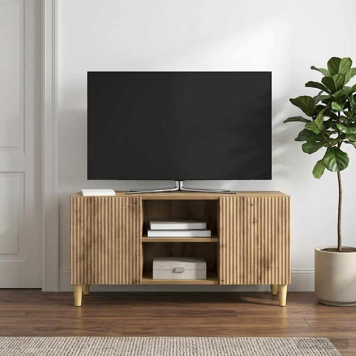 TV-skab 102 x 34,5 x 50 cm Artisan-eg Konstrueret træ