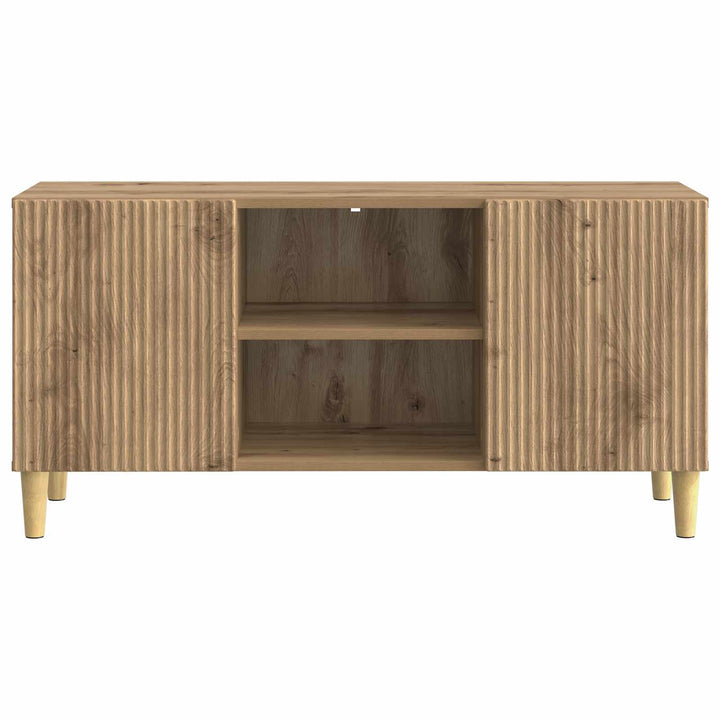 TV-skab 102 x 34,5 x 50 cm Artisan-eg Konstrueret træ
