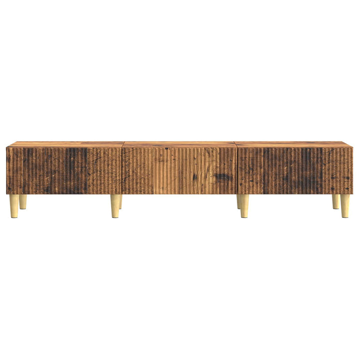 TV-skab Gammelt træ 147 x 34,5 x 30 cm Konstrueret træ
