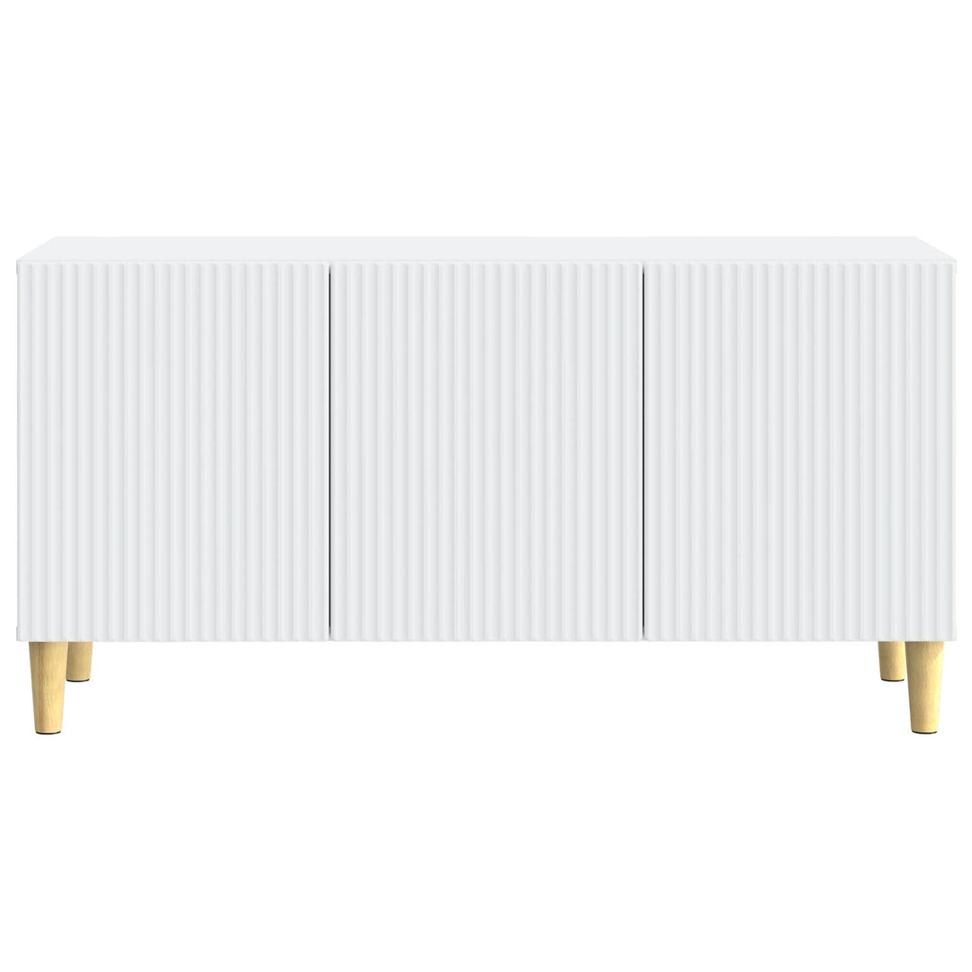 TV-skab Hvid 99 x 34,5 x 50 cm Konstrueret træ