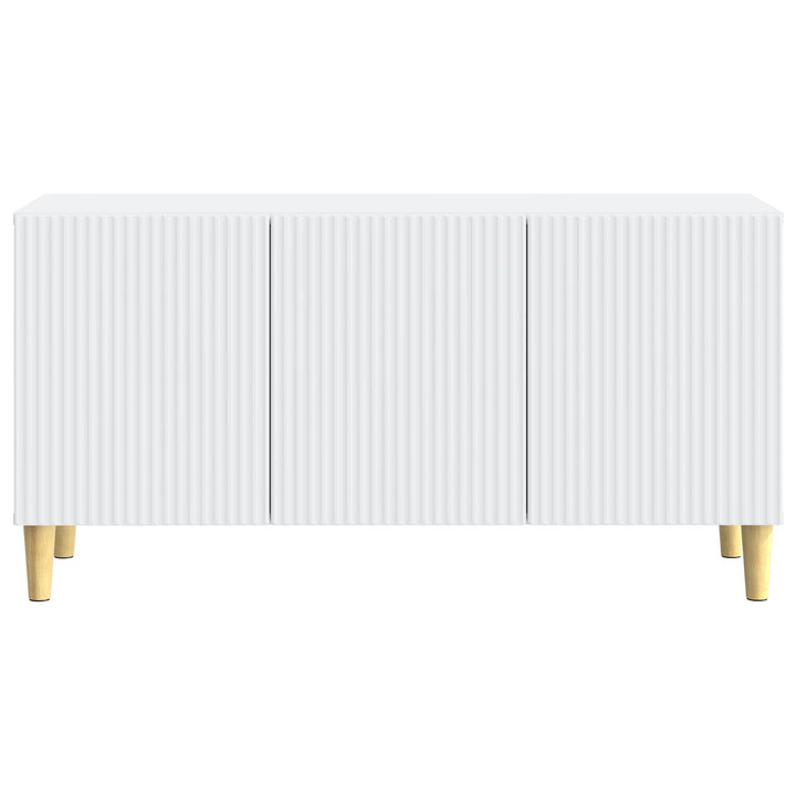 TV-skab Hvid 99 x 34,5 x 50 cm Konstrueret træ