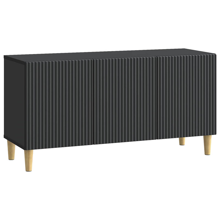 TV-skab Sort 99 x 34,5 x 50 cm Konstrueret træ