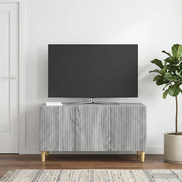 TV-skab Grå sonoma-eg 99 x 34,5 x 50 cm Konstrueret træ