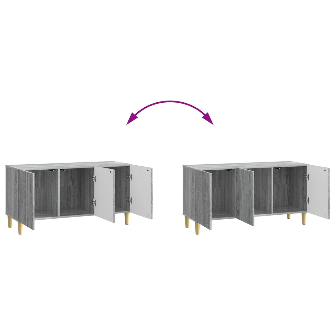 TV-skab Grå sonoma-eg 99 x 34,5 x 50 cm Konstrueret træ