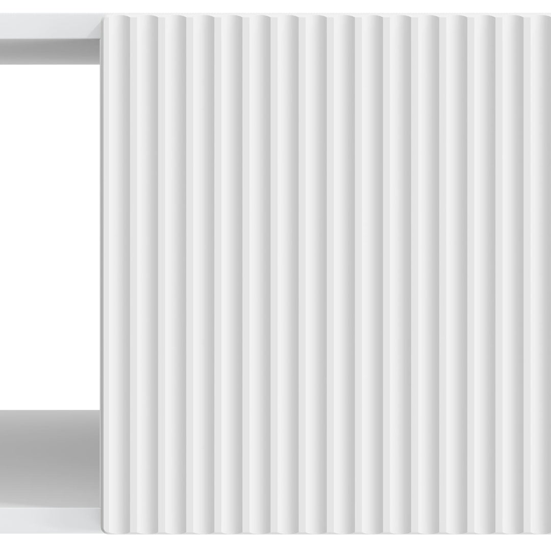 Sofabord Hvid 90 x 50 x 40 cm Konstrueret træ
