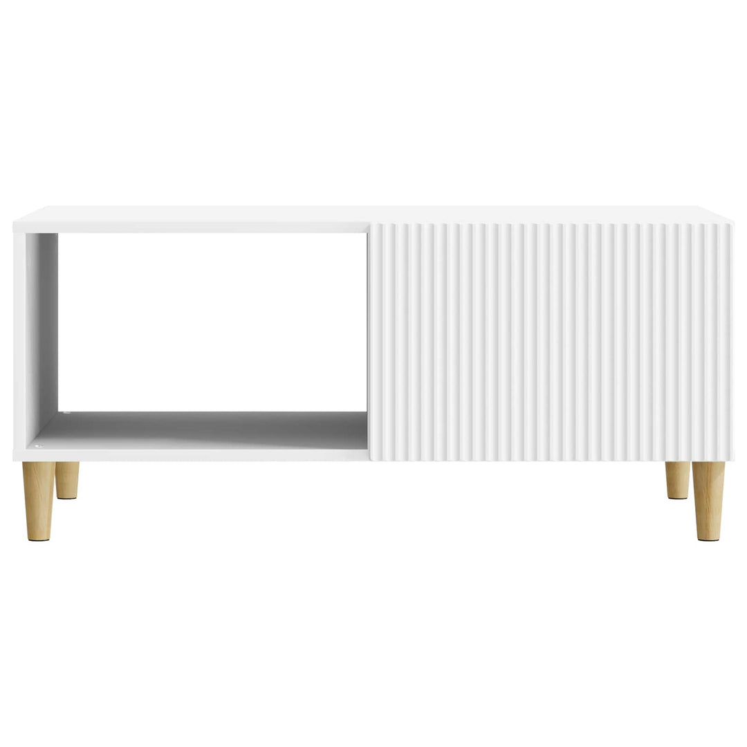 Sofabord Hvid 90 x 50 x 40 cm Konstrueret træ