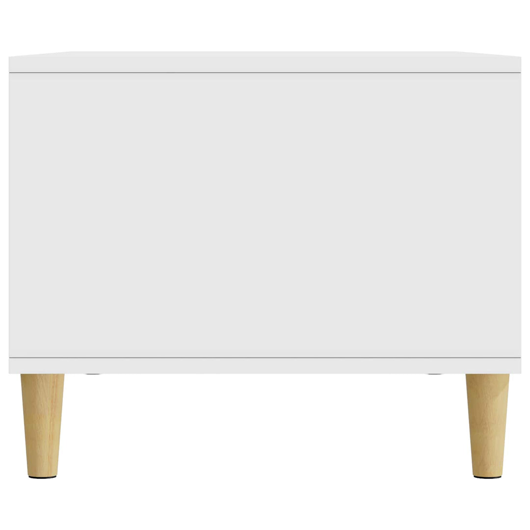 Sofabord Hvid 90 x 50 x 40 cm Konstrueret træ