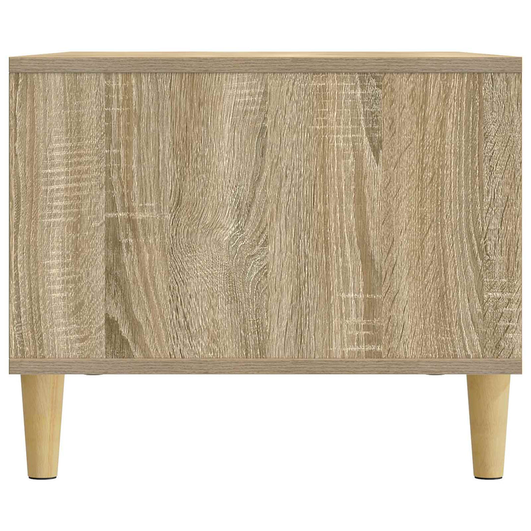 Sofabord Sonoma-eg 90 x 50 x 40 cm Konstrueret træ