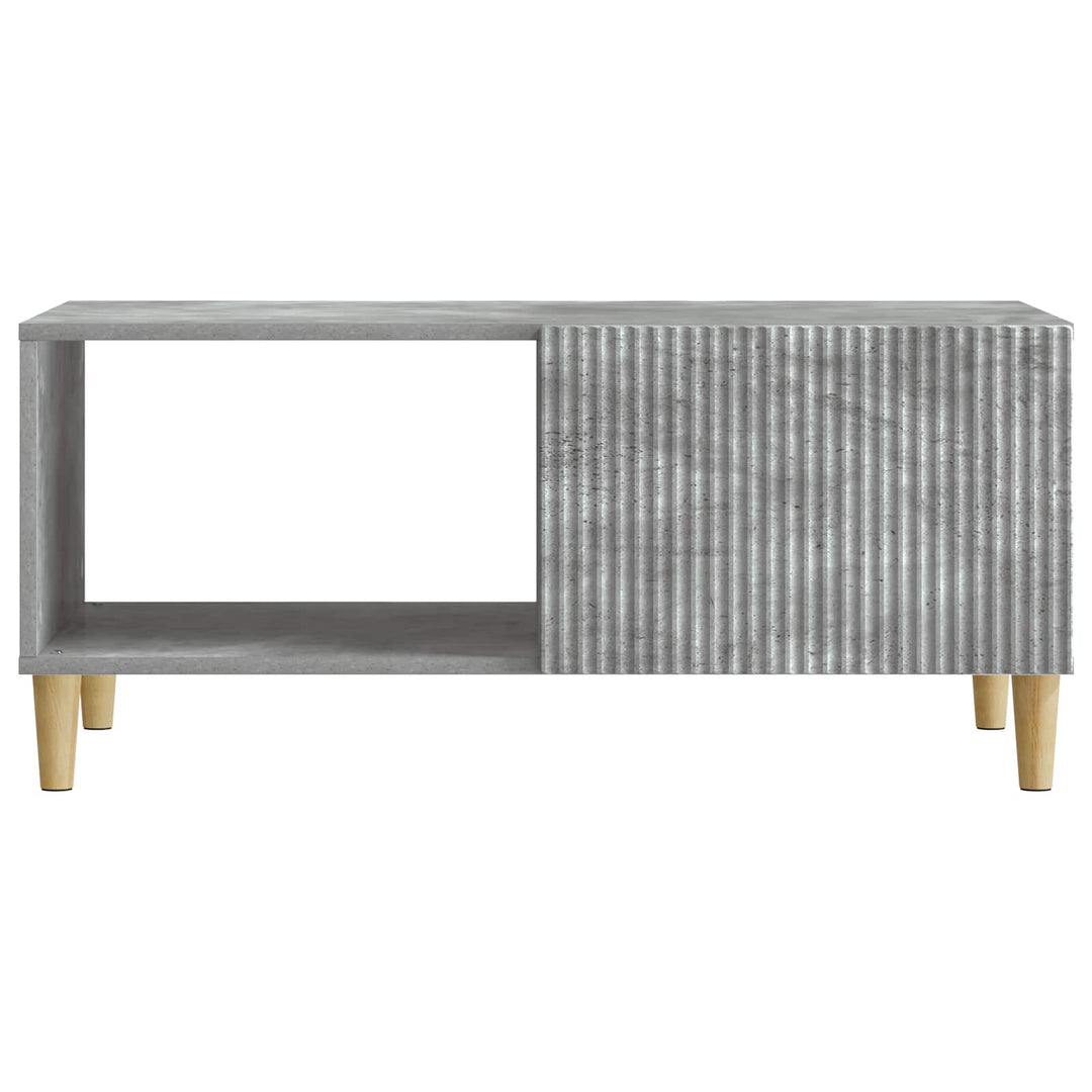 Sofabord Betongrå 90 x 50 x 40 cm Konstrueret træ