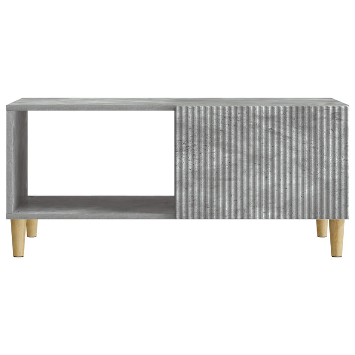 Sofabord Betongrå 90 x 50 x 40 cm Konstrueret træ