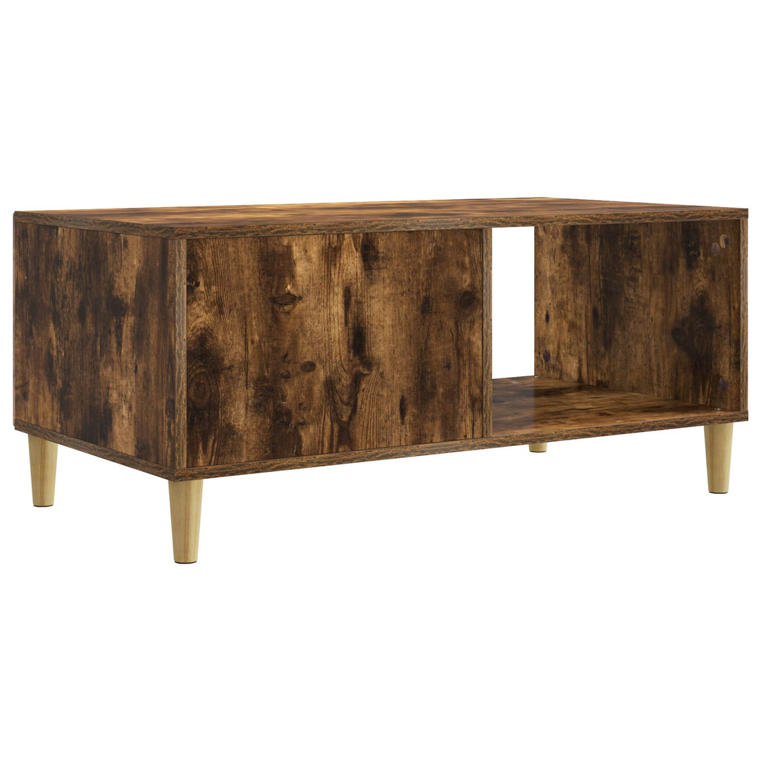 Sofabord Røget eg 90 x 50 x 40 cm Konstrueret træ
