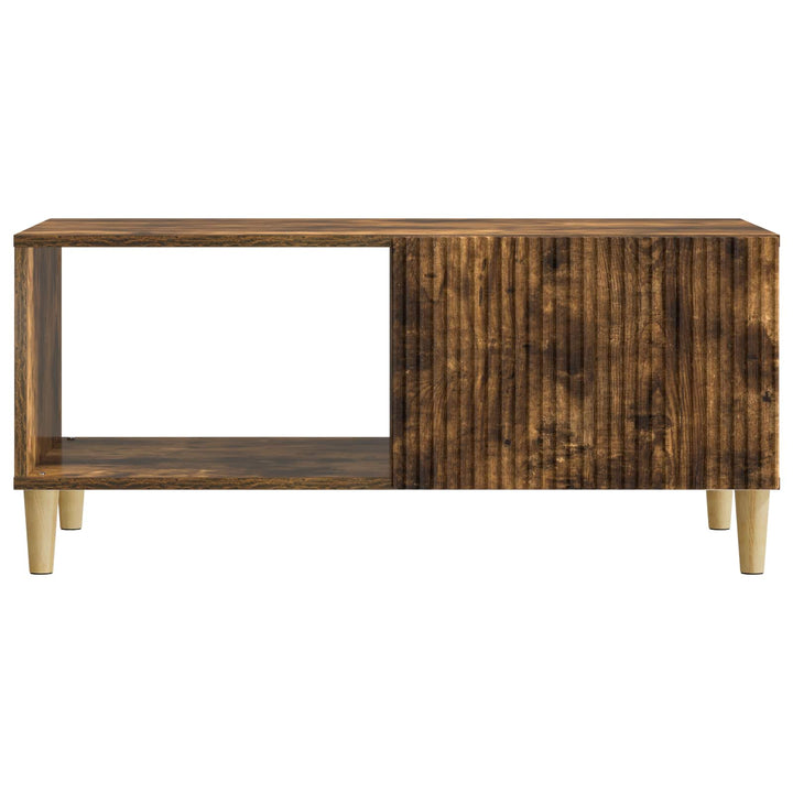 Sofabord Røget eg 90 x 50 x 40 cm Konstrueret træ