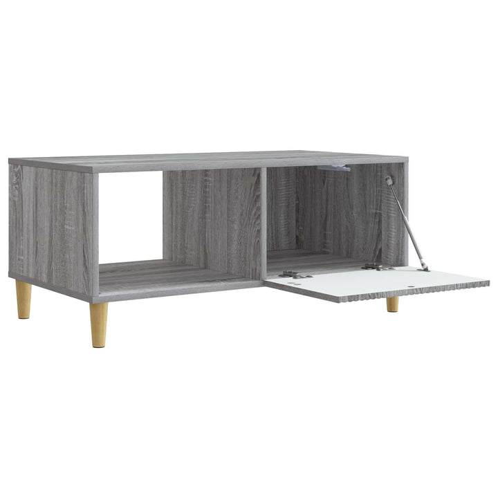Sofabord Grå sonoma-eg 90 x 50 x 40 cm Konstrueret træ