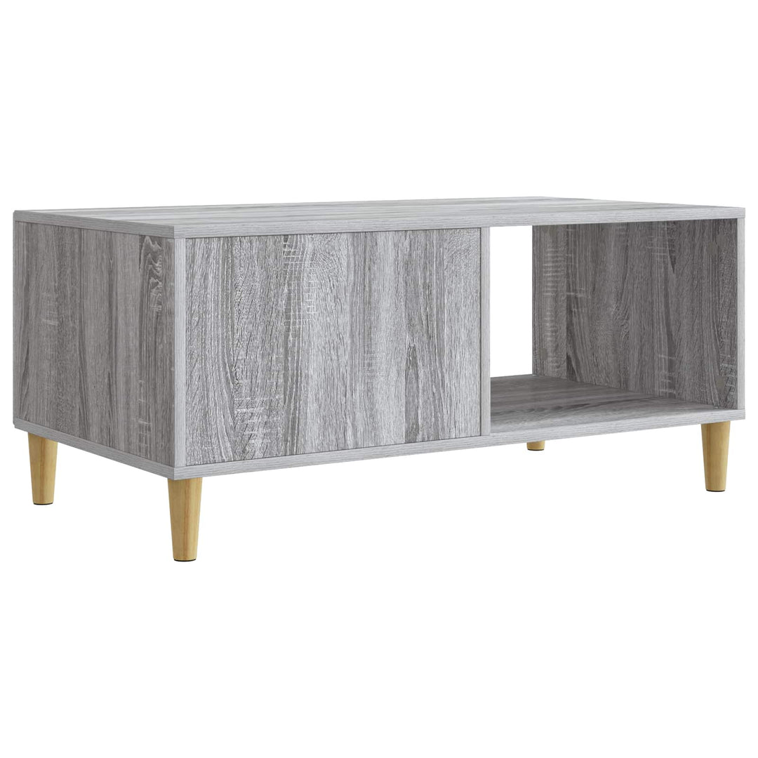 Sofabord Grå sonoma-eg 90 x 50 x 40 cm Konstrueret træ