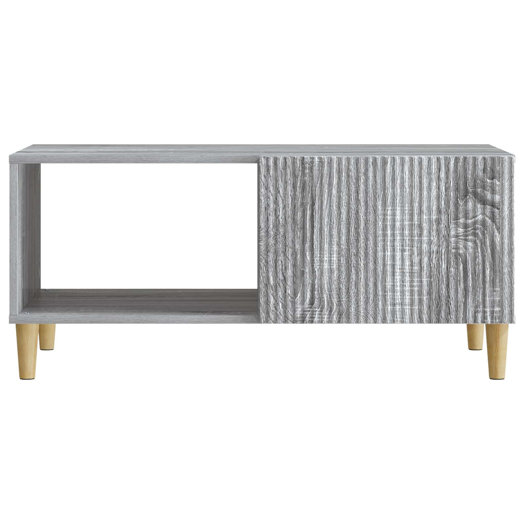 Sofabord Grå sonoma-eg 90 x 50 x 40 cm Konstrueret træ
