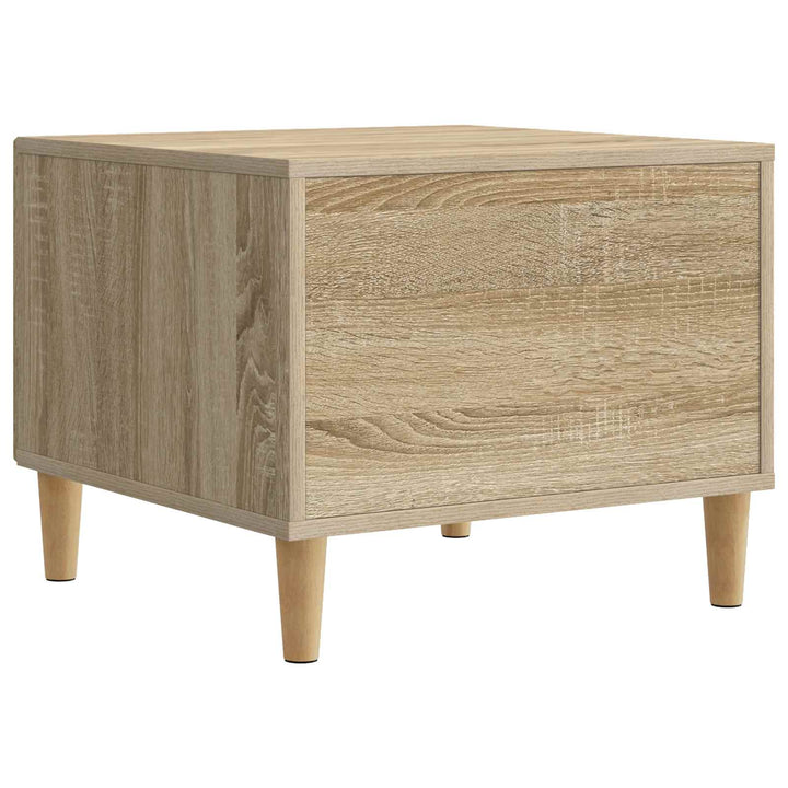 Sofabord med skuffe Sonoma-eg 49 x 50 x 40 cm Konstrueret træ