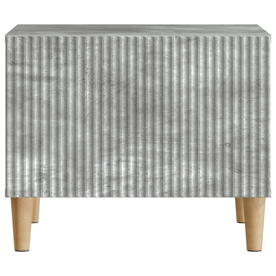 Sofabord med skuffe Betongrå 49 x 50 x 40 cm Konstrueret træ