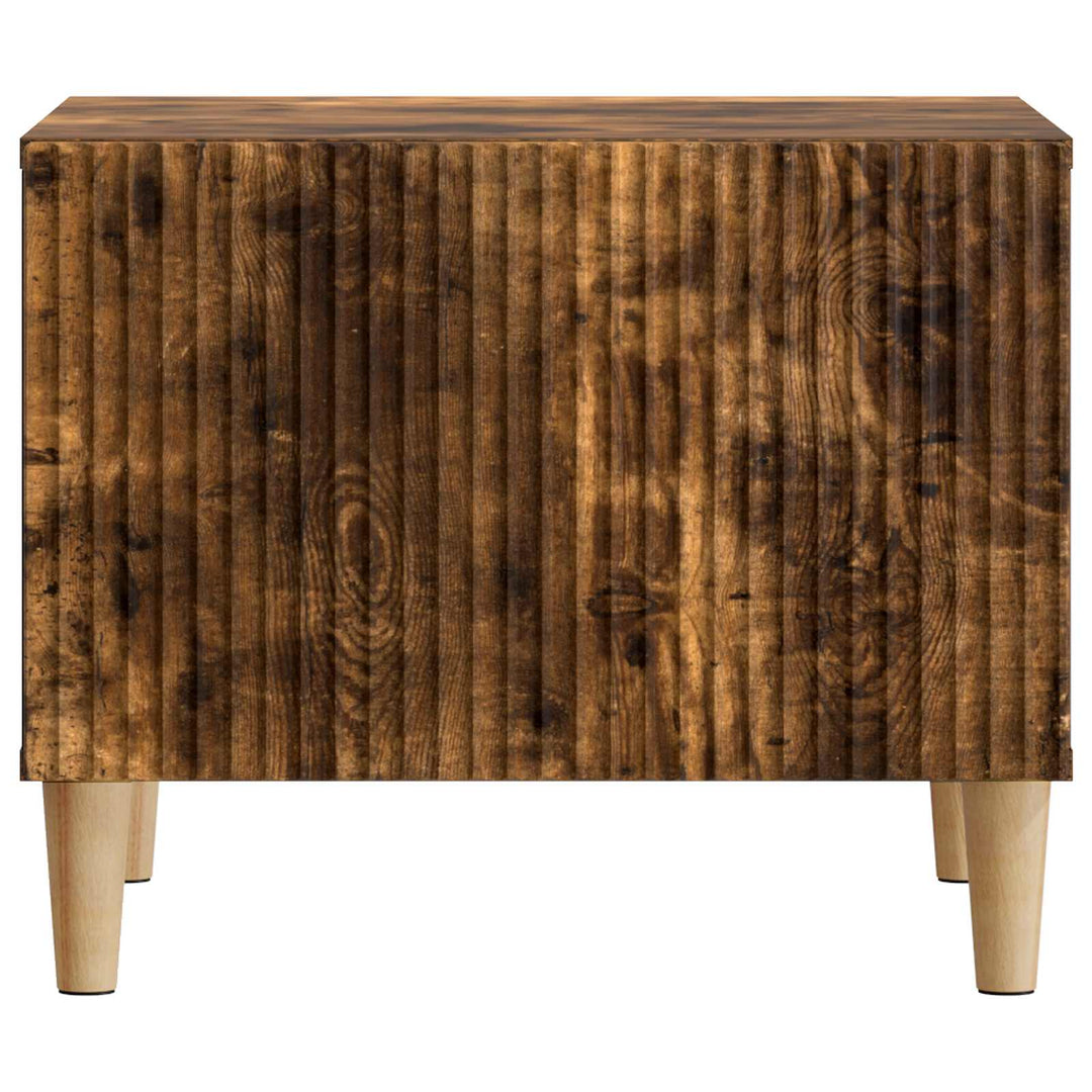 Sofabord med skuffe Røget eg 49 x 50 x 40 cm Konstrueret træ