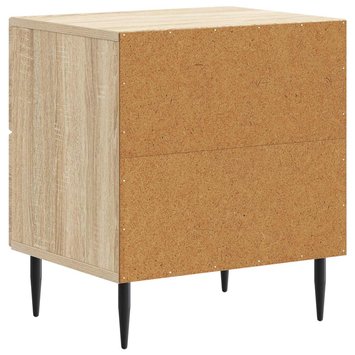 Natskab 2 stk. Sonoma-eg 43 x 34,5 x 47,5 cm Konstrueret træ