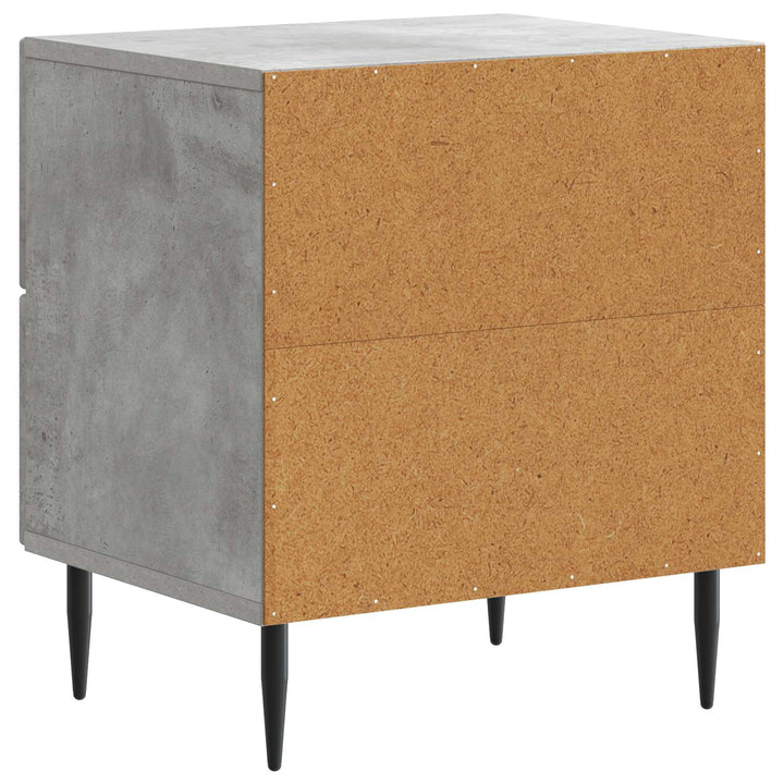 Natskab med skuffe Betongrå 43 x 34,5 x 47,5 cm Konstrueret træ