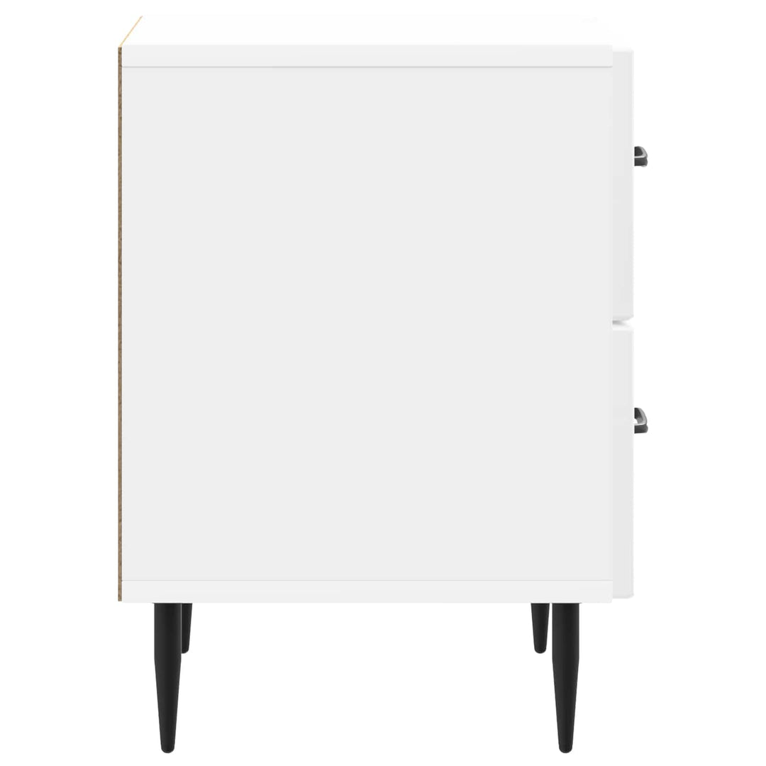 Natskab Hvid højglans 43 x 34,5 x 47,5 cm Konstrueret træ