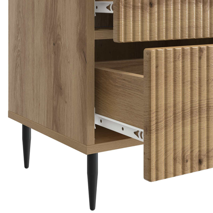 Natskab 2 pcs Artisan-eg 43 x 34,5 x 47,5 cm Konstrueret træ