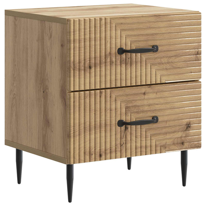 Natskab 2 pcs Artisan-eg 43 x 34,5 x 47,5 cm Konstrueret træ