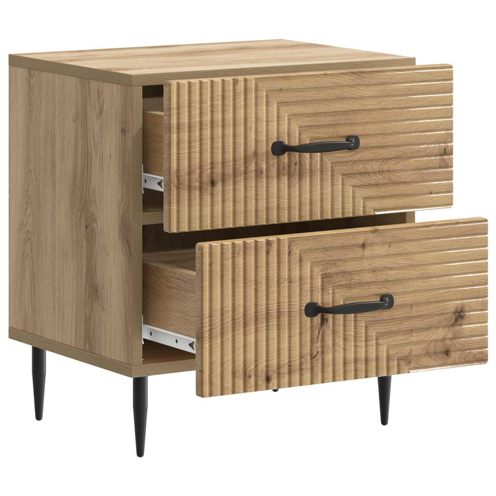 Natskab 2 pcs Artisan-eg 43 x 34,5 x 47,5 cm Konstrueret træ