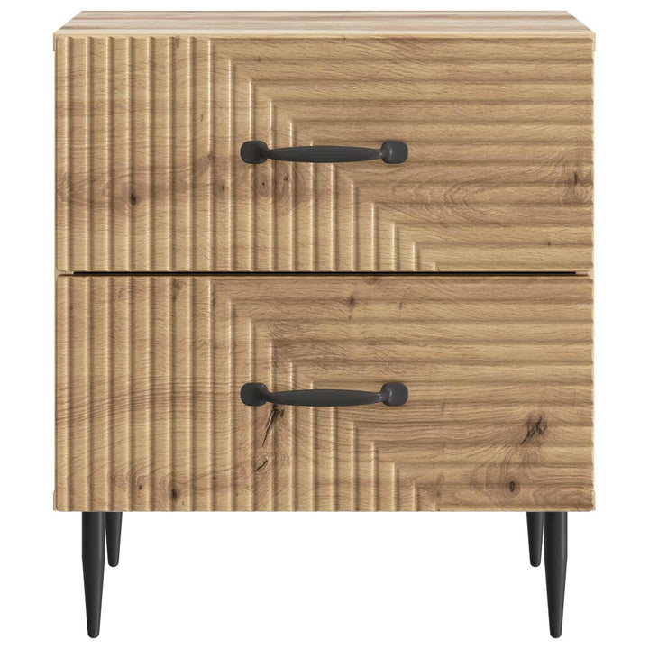 Natskab 2 pcs Artisan-eg 43 x 34,5 x 47,5 cm Konstrueret træ