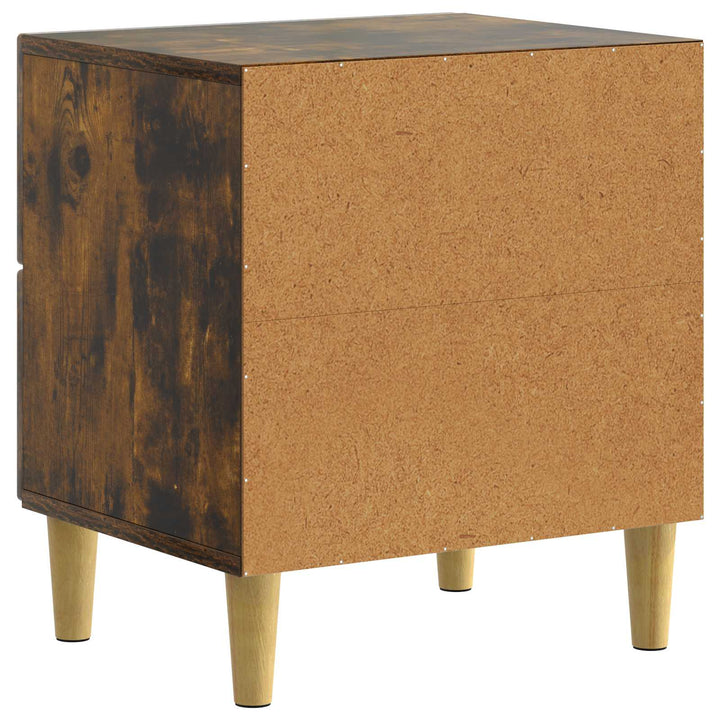 Natskab med skuffe Røget eg 62 x 34,5 x 47,5 cm Konstrueret træ