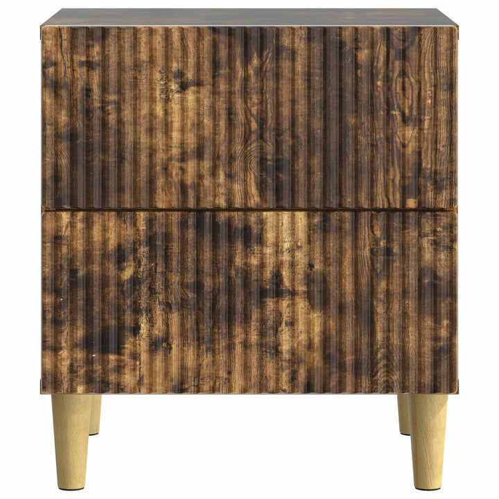 Natskab med skuffe Røget eg 62 x 34,5 x 47,5 cm Konstrueret træ