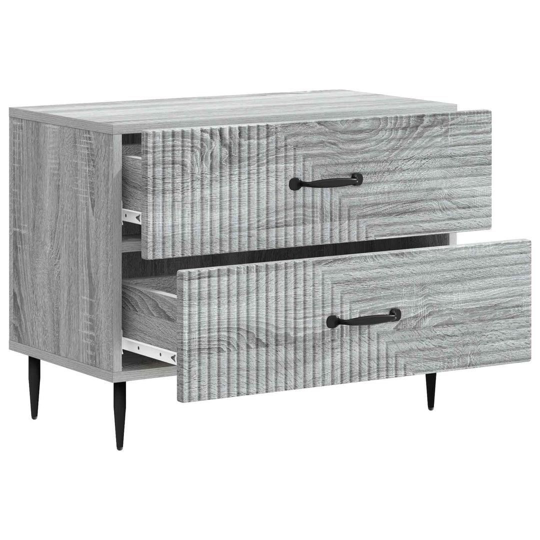 Natskab Grå sonoma-eg 62 x 34,5 x 47,5 cm Konstrueret træ