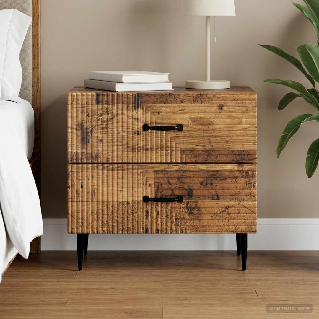 Natskab Gammelt træ 62 x 34,5 x 47,5 cm Konstrueret træ