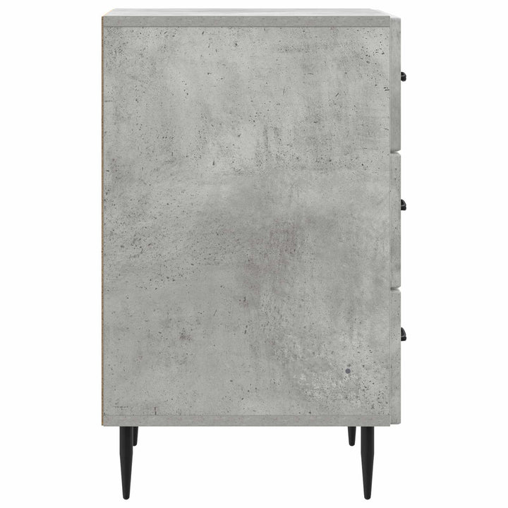 Natskab med skuffe Betongrå 43 x 41 x 66,5 cm Konstrueret træ