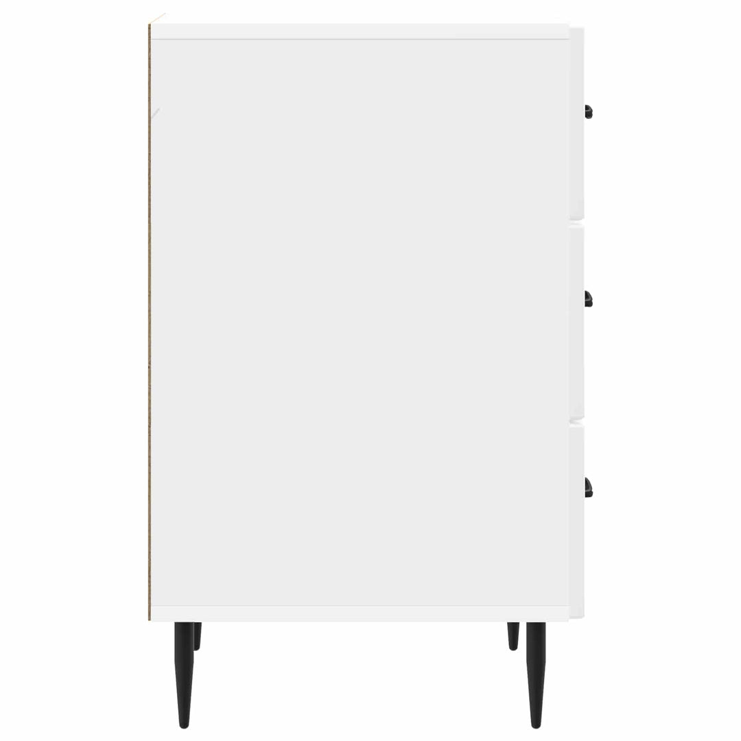 Natskab Hvid højglans 43 x 41 x 66,5 cm Konstrueret træ