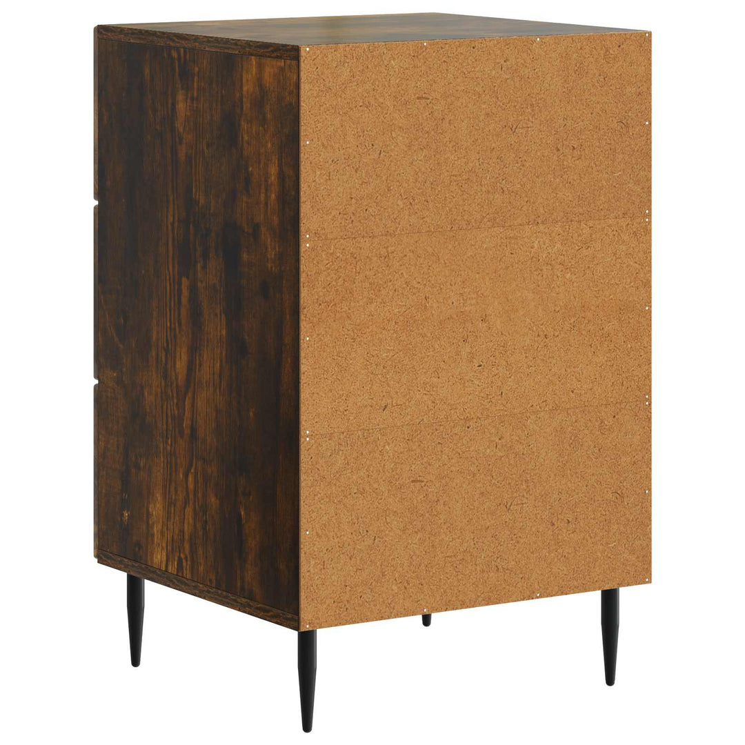 Natskab med skuffe Røget eg 43 x 41 x 66,5 cm Konstrueret træ