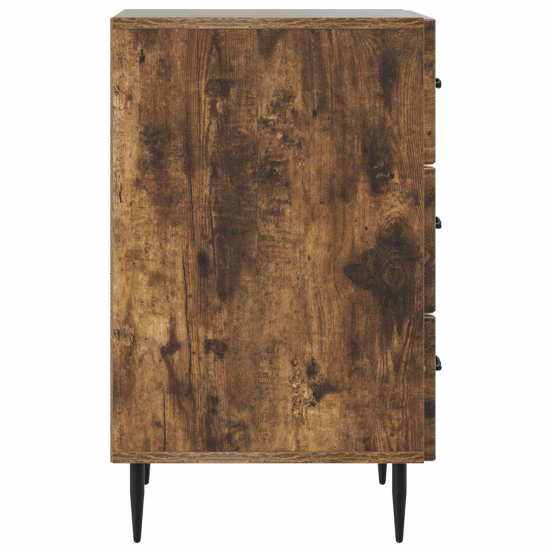 Natskab med skuffe Røget eg 43 x 41 x 66,5 cm Konstrueret træ