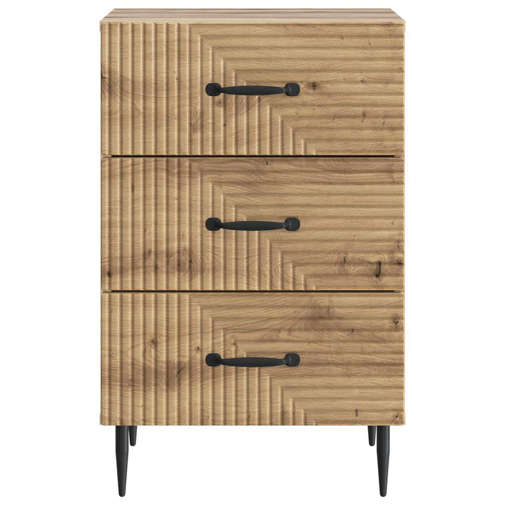 Natskab med skuffe Artisan-eg 43 x 41 x 66,5 cm Konstrueret træ