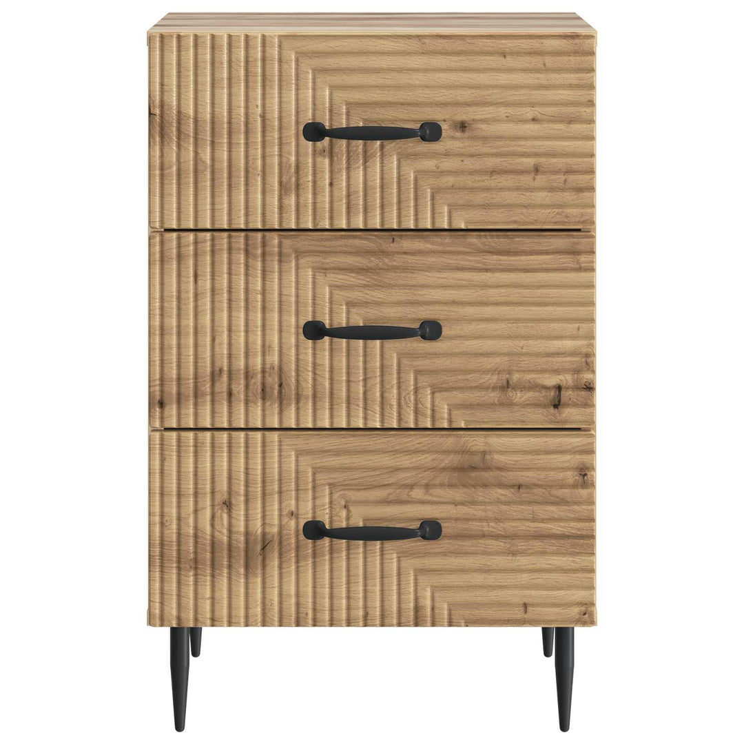 Natskab med skuffe Artisan-eg 43 x 41 x 66,5 cm Konstrueret træ