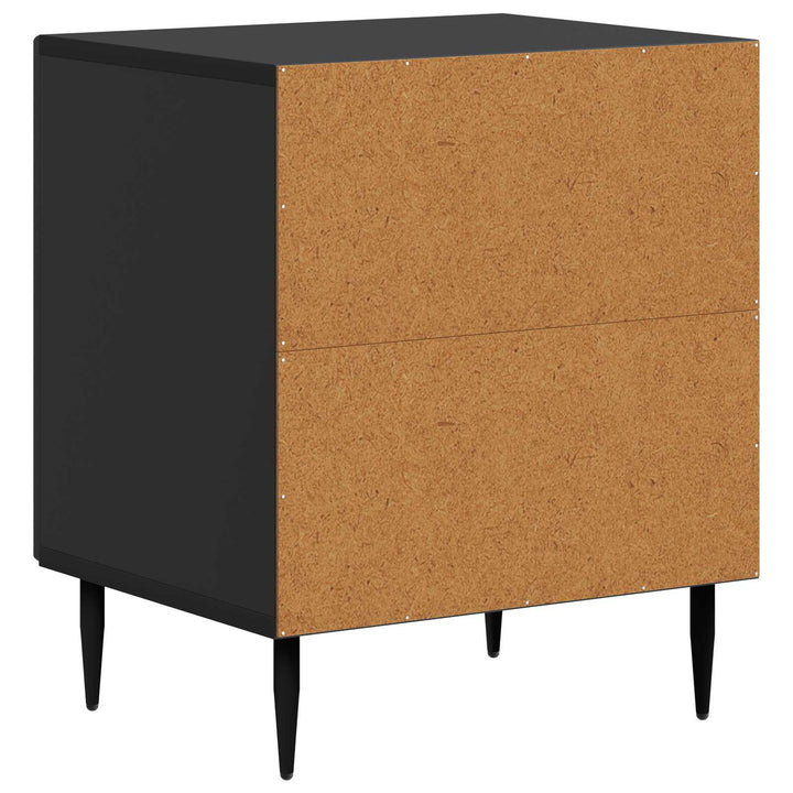 Natskab Sort 43 x 34,5 x 50 cm Konstrueret træ