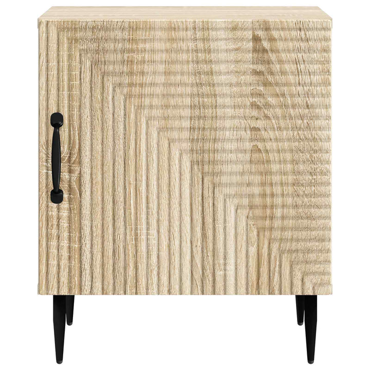 Natskab 2 stk. Sonoma-eg 43 x 34,5 x 50 cm Konstrueret træ