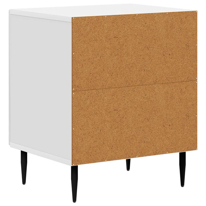 Natskab Hvid højglans 43 x 34,5 x 50 cm Konstrueret træ