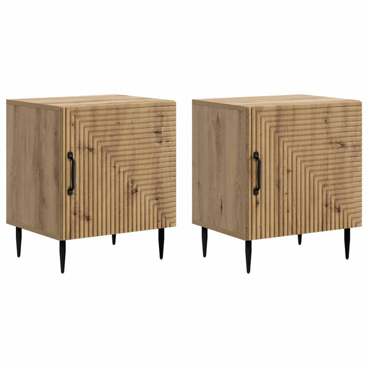 Natskab 2 pcs Artisan-eg 43 x 34,5 x 50 cm Konstrueret træ