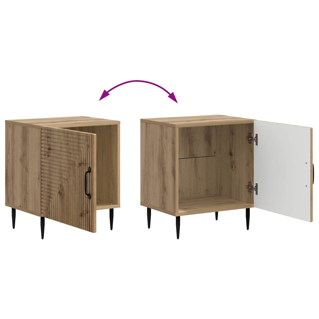 Natskab 2 pcs Artisan-eg 43 x 34,5 x 50 cm Konstrueret træ