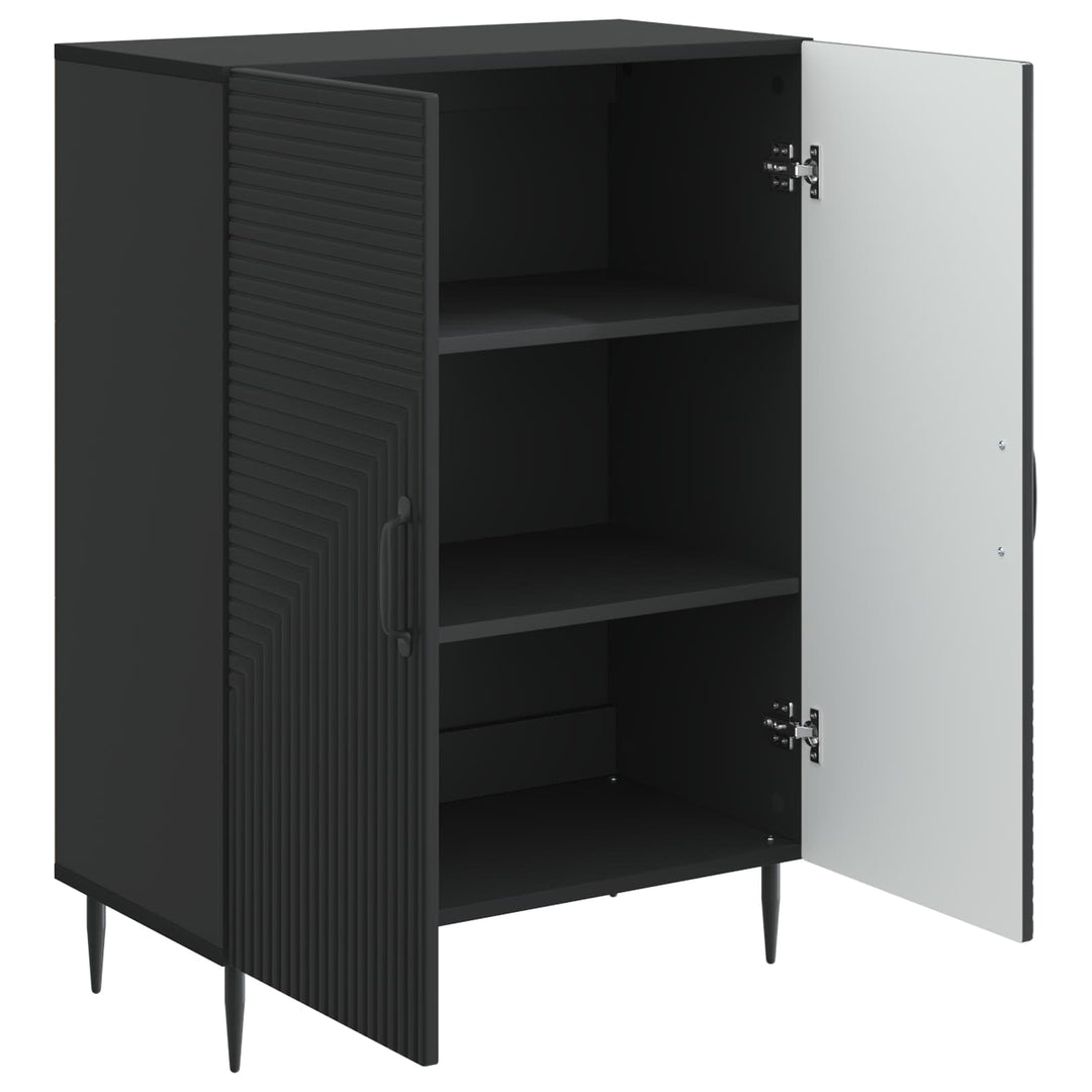 Sideboard Sort 66 x 34,5 x 89,5 cm Konstrueret træ